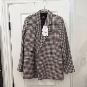 Anine Bing- Small Blazer NWT- Houndstooth